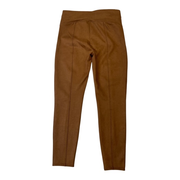 Spanx Faux Suede Leggings in Rich Caramel Tummy Control Women’s Size XL - Picture 3 of 14
